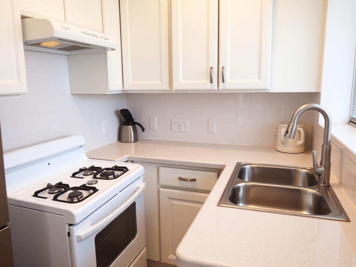Kitchen deep clean after cleaning